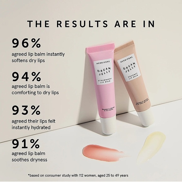 Herbivore Dream Jelly Strawberry Lip Balm .4oz - Picture 4 of 4
